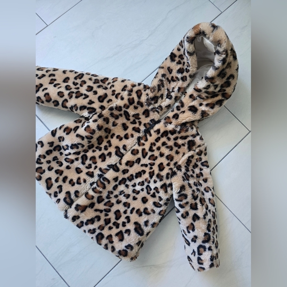 Little me Jacket & coat Leopard print kids Size 18M - Picture 12 of 13